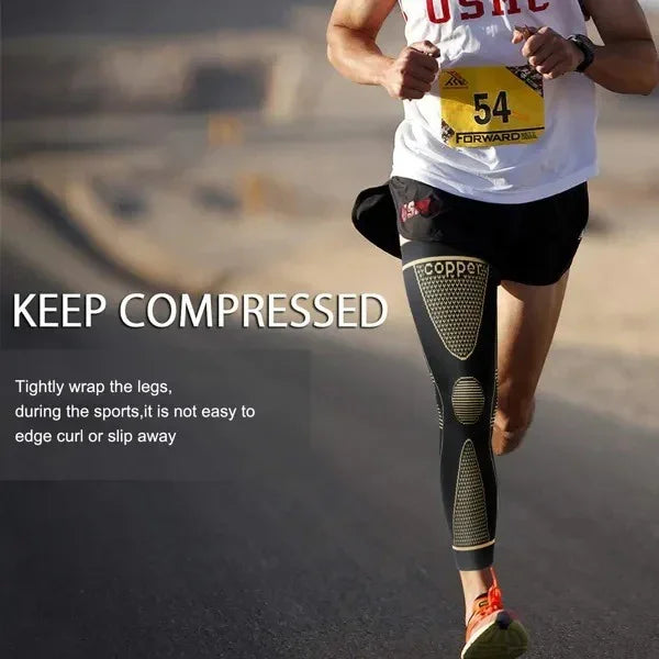 Copper Comfort Compression Knee Sleeves (2-Pack)